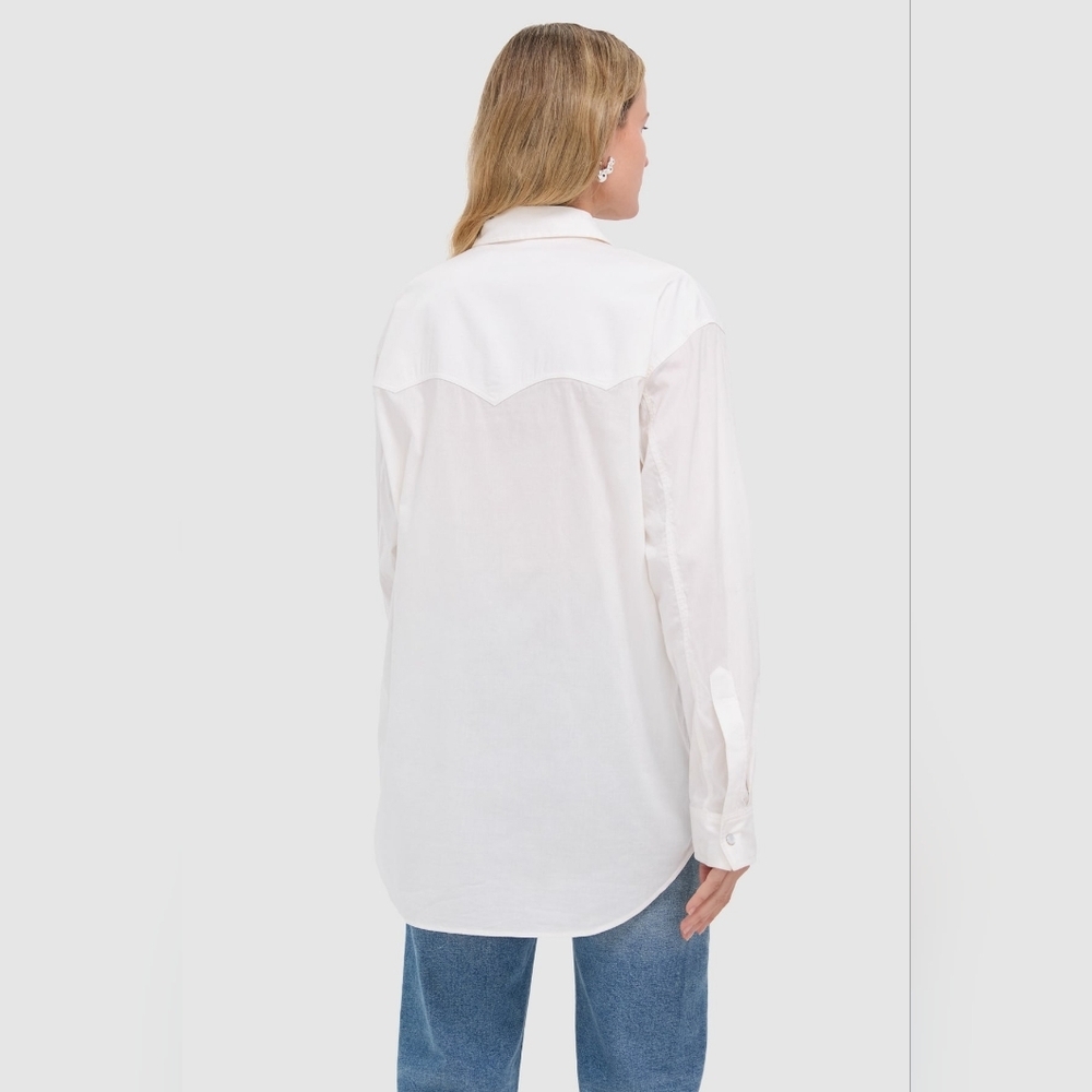 TWP Ivory Dutton Shirt M/L - Picture 2 of 10